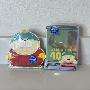 Vintage South Park Magnetic Notepad Set | Eric Cartman & Beefcake Design